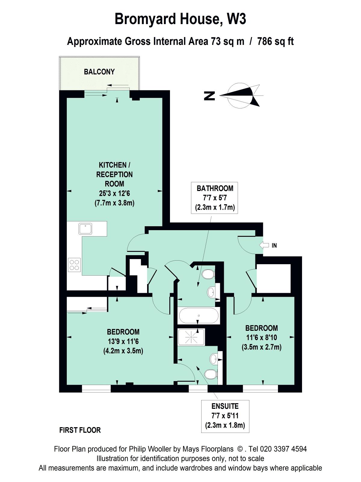 2 Bedrooms Flat to rent in Bromyard Avenue, London W3