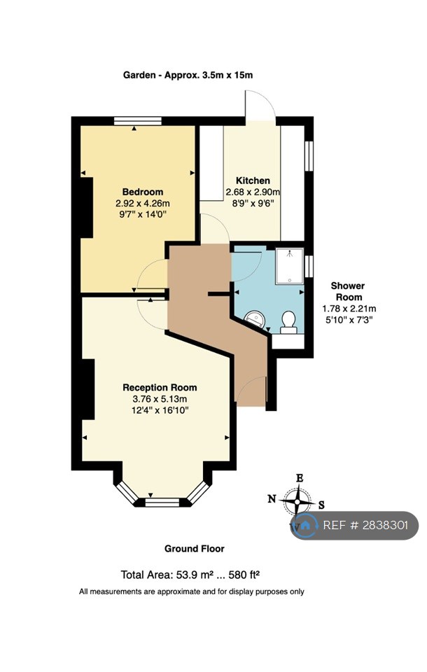 B Selwyn Road, London floorplan