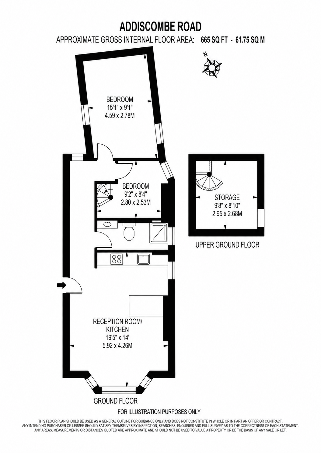 Flat 2, Croydon floorplan