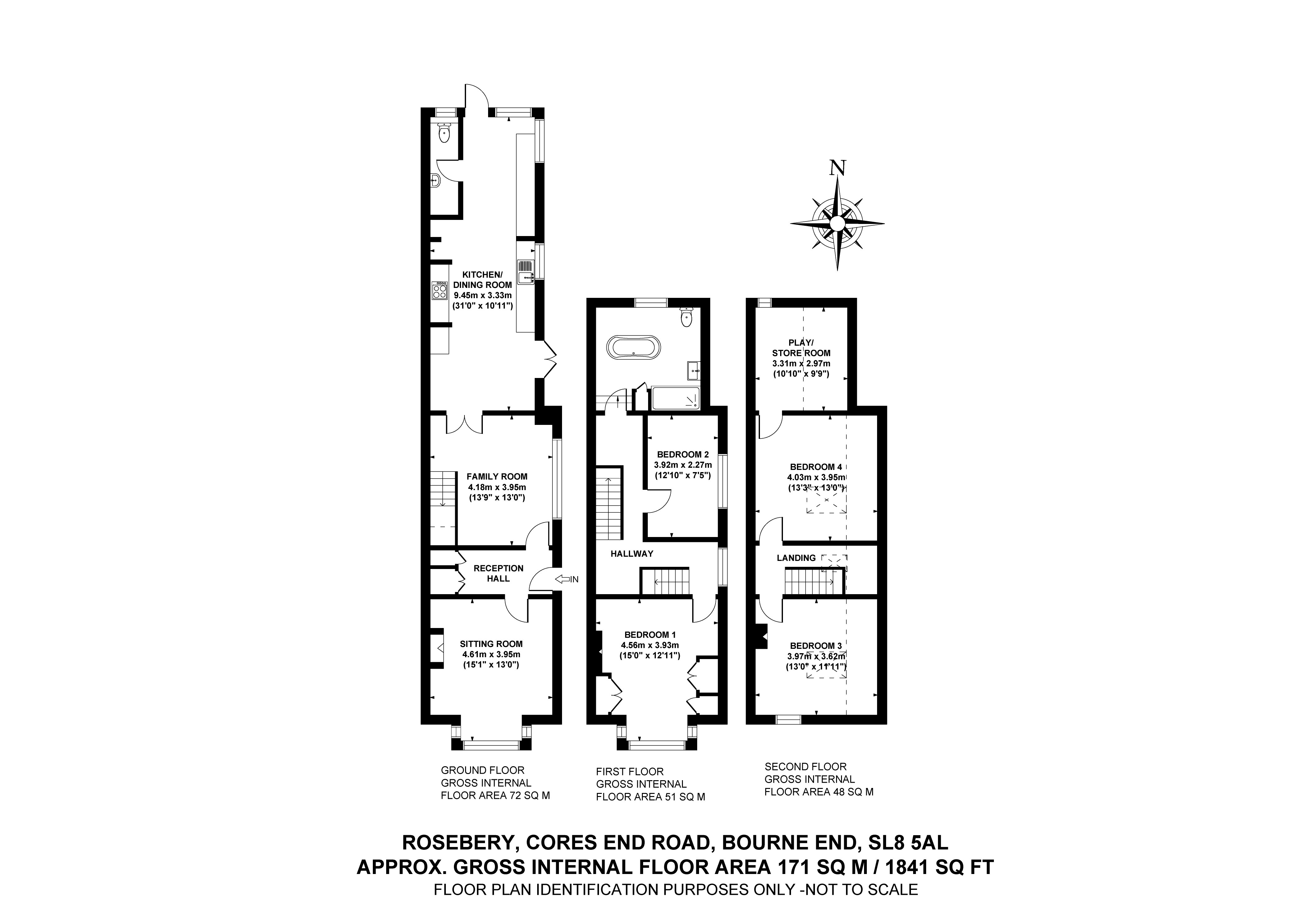 Rosebery,, Cores End Road, Buckinghamshire floorplan