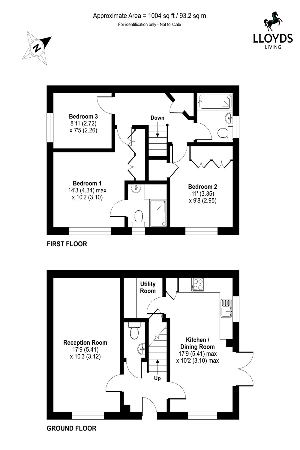 71, Monmouth Drive, Burleyfields floorplan
