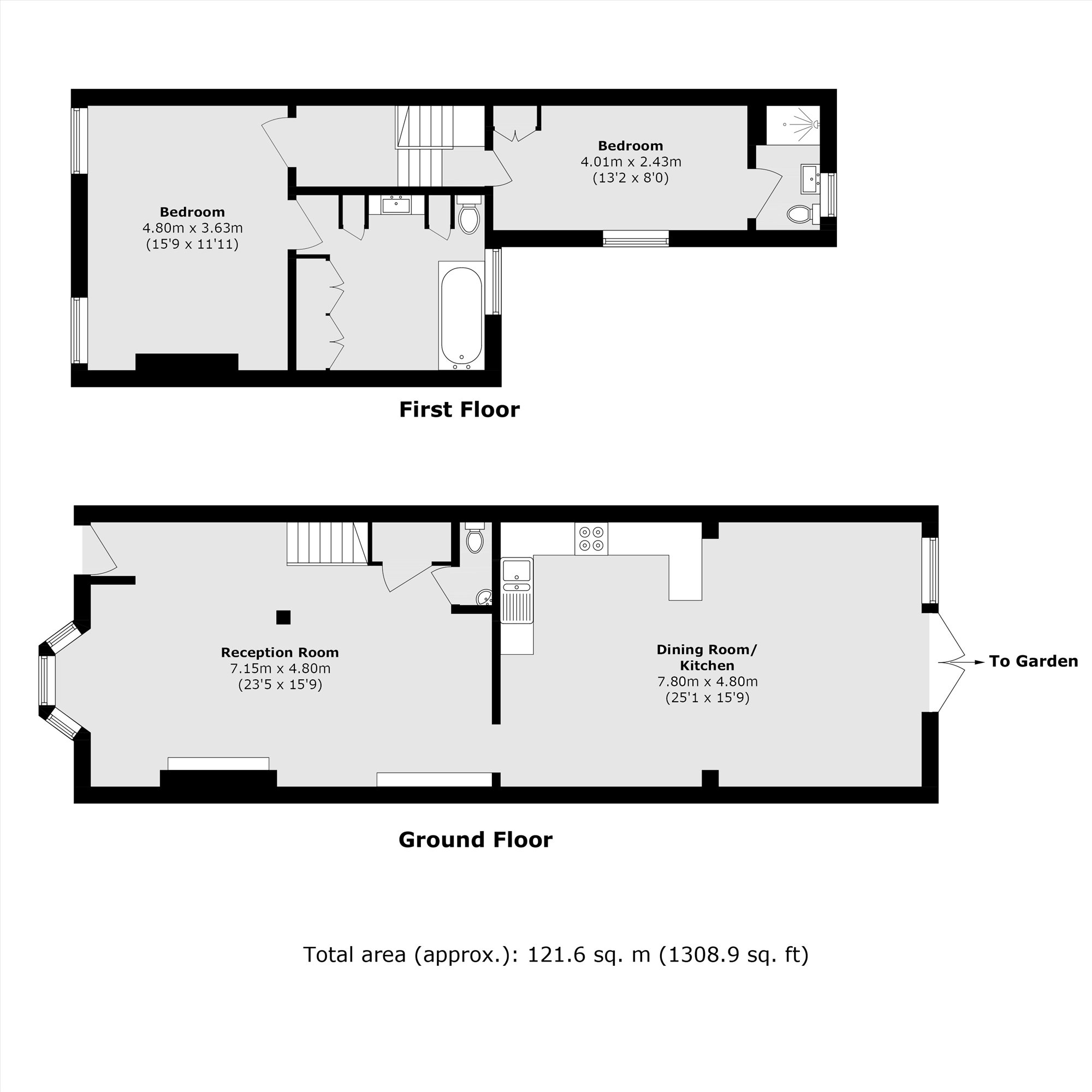 26, Waldo Road, London floorplan
