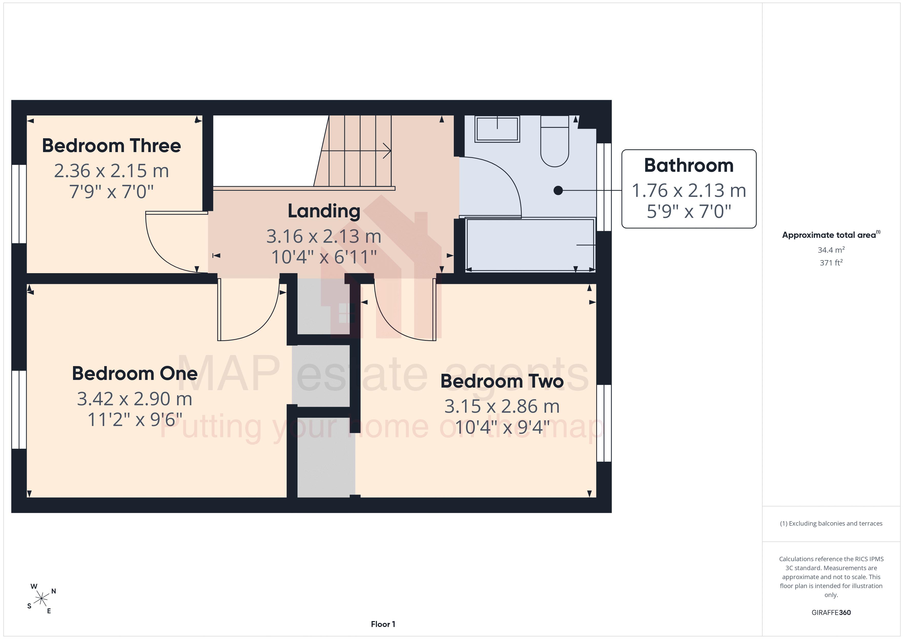 43, Carew Pole Close, Truro floorplan