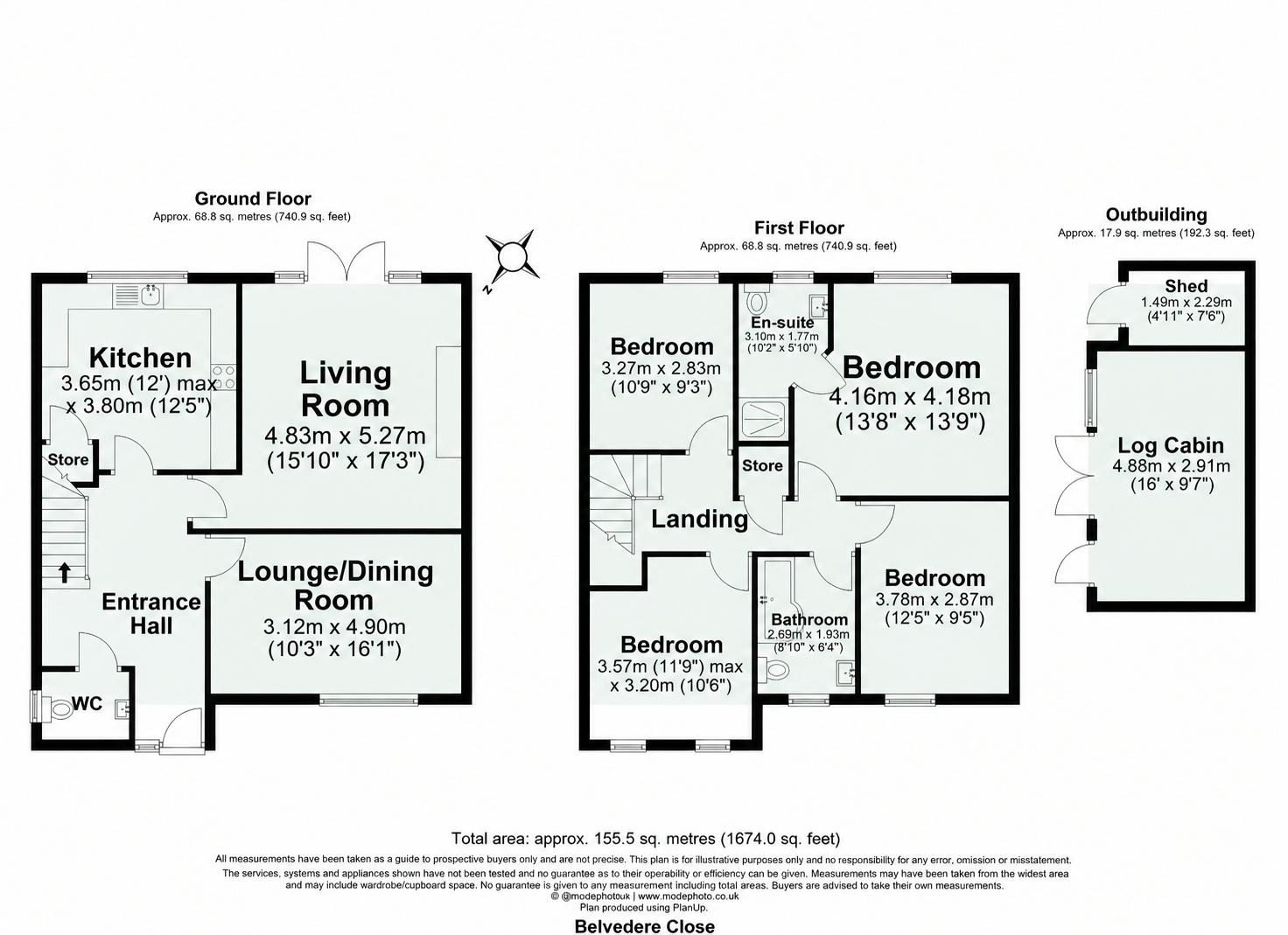 8, Belvedere Close, Essex floorplan