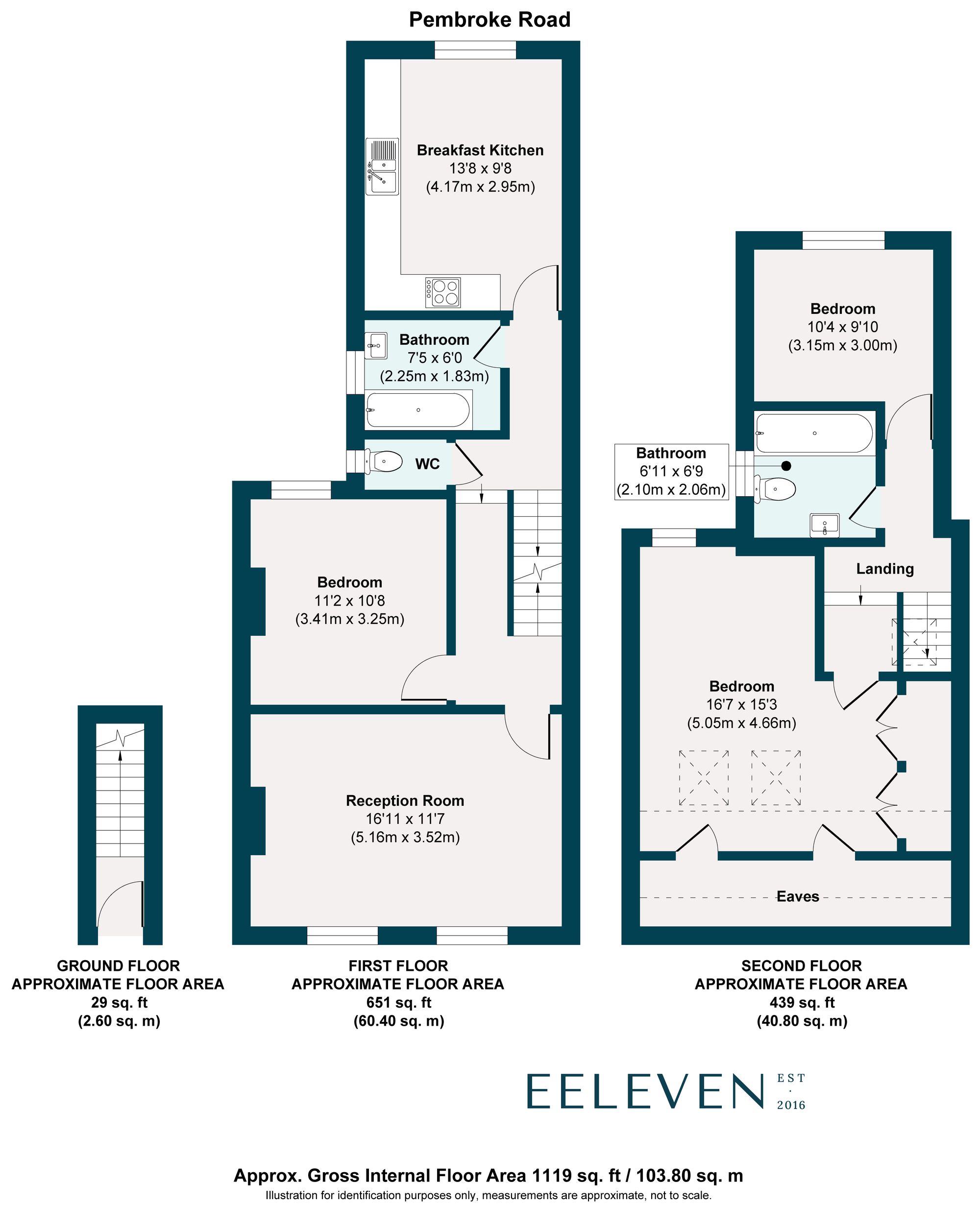 56a Pembroke Road, London floorplan