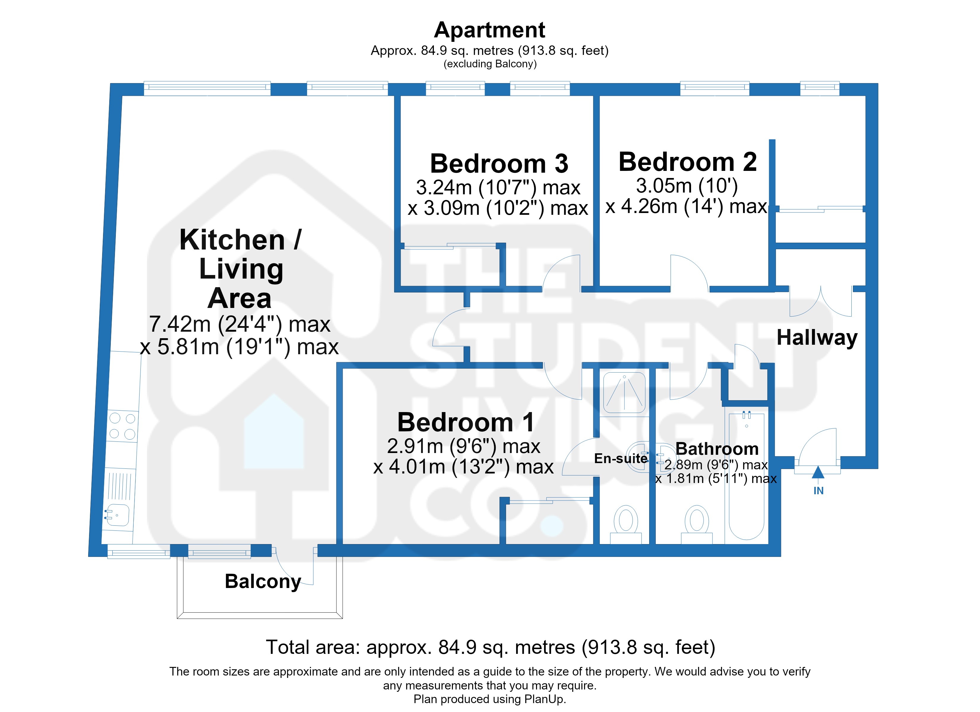 12 Enfield House, 18, Low Pavement, Nottingham floorplan