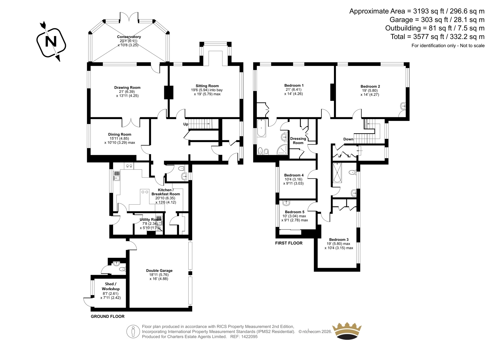 69, Crescent Road, Hampshire floorplan
