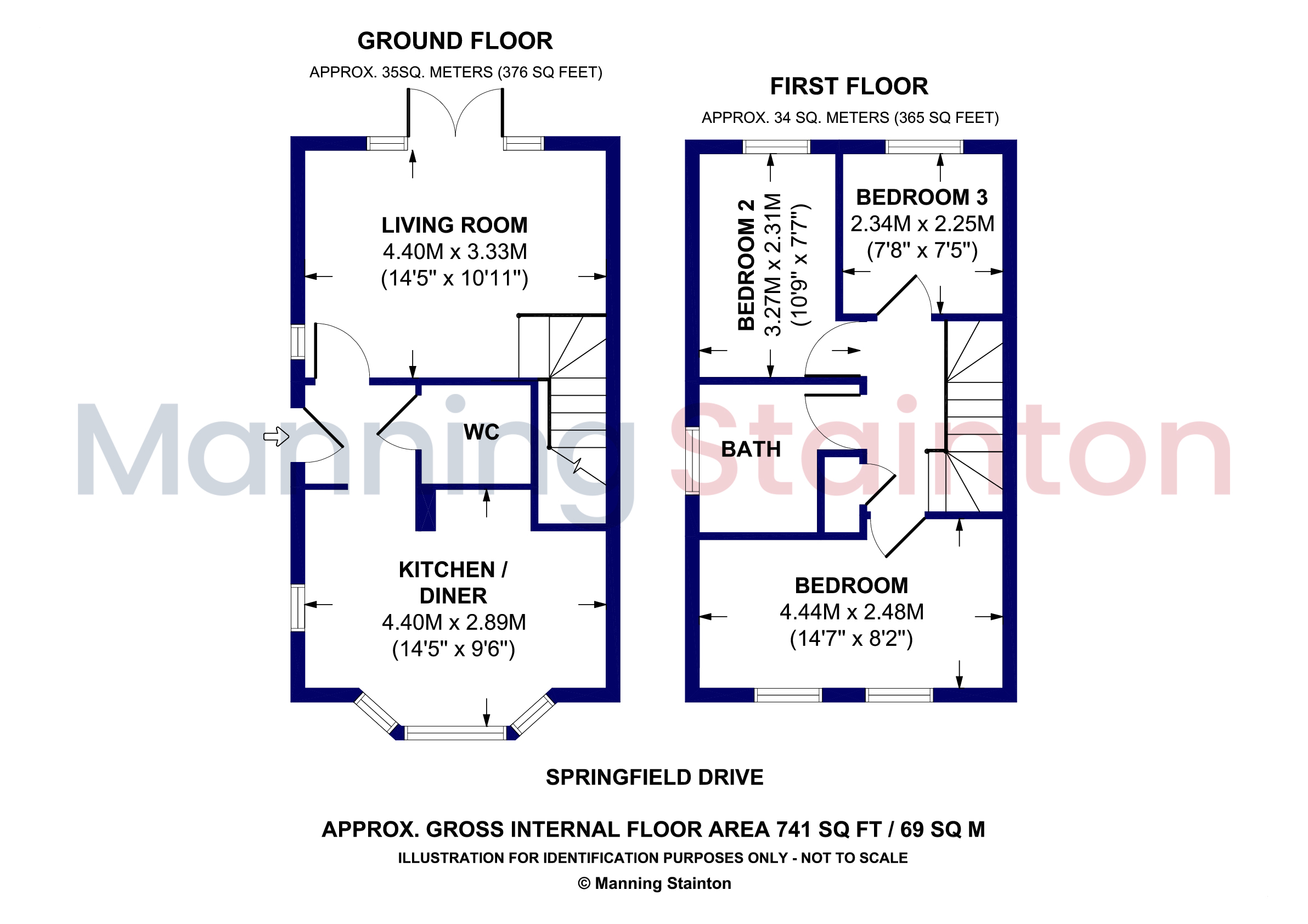 15, Springfield Drive, Wakefield floorplan