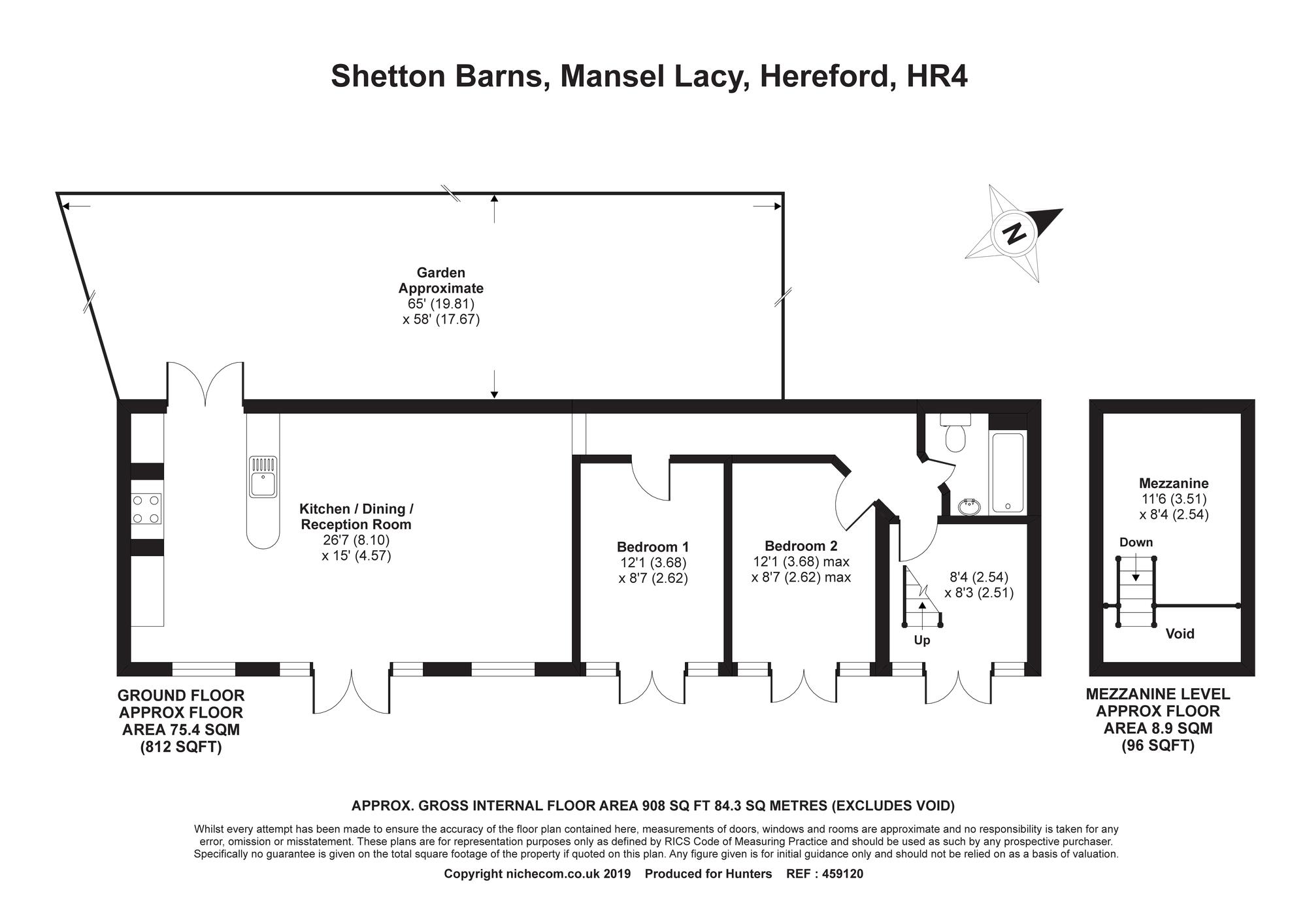 3 Bedrooms Barn conversion for sale in The Stables Shetton Barns, Mansell Lacy, Herefortshire HR4