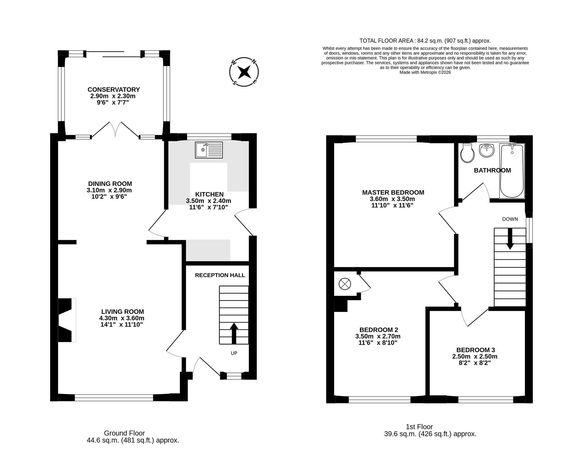 4 Hunters Drive, Chester floorplan