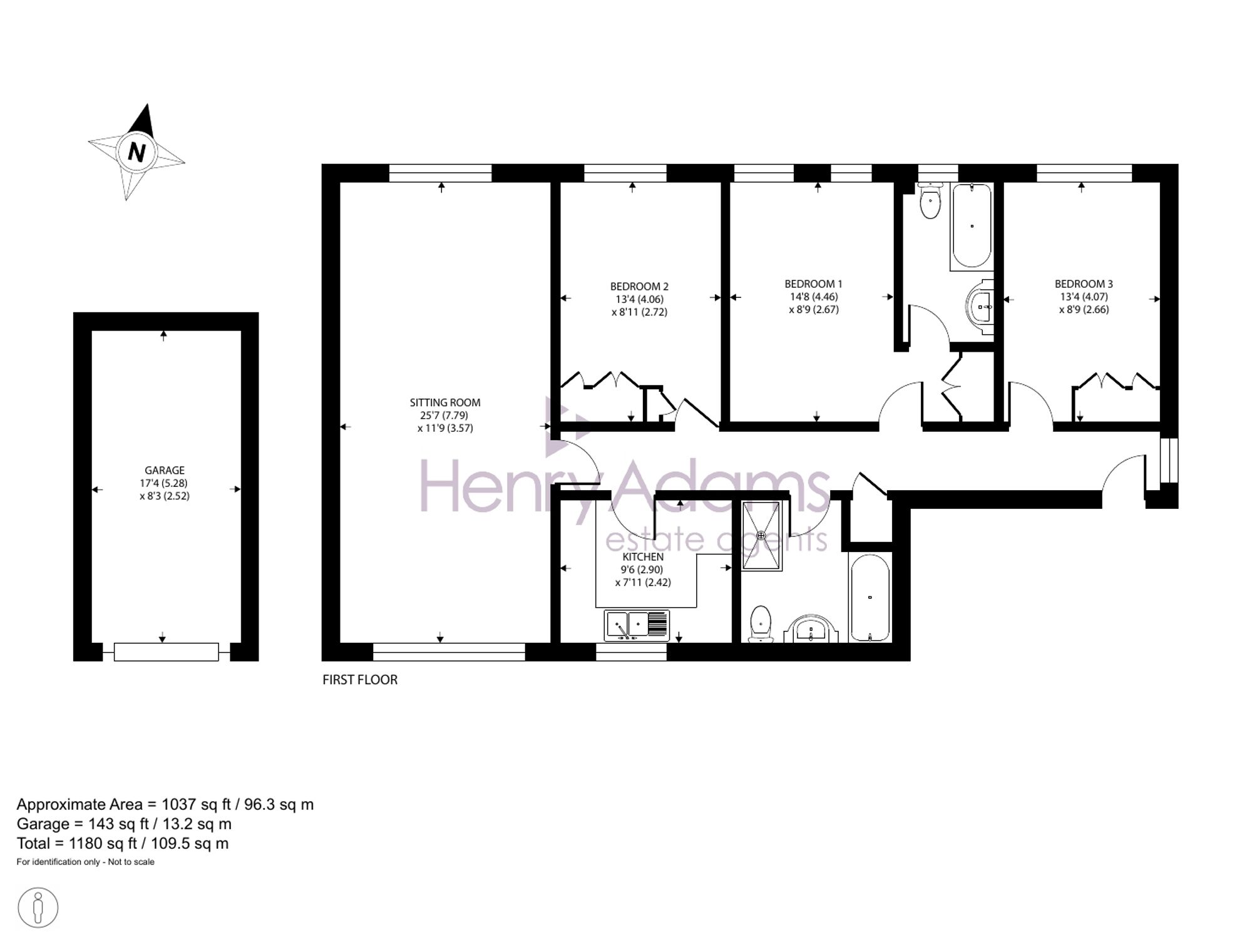 23 Tudor Close, Chichester floorplan