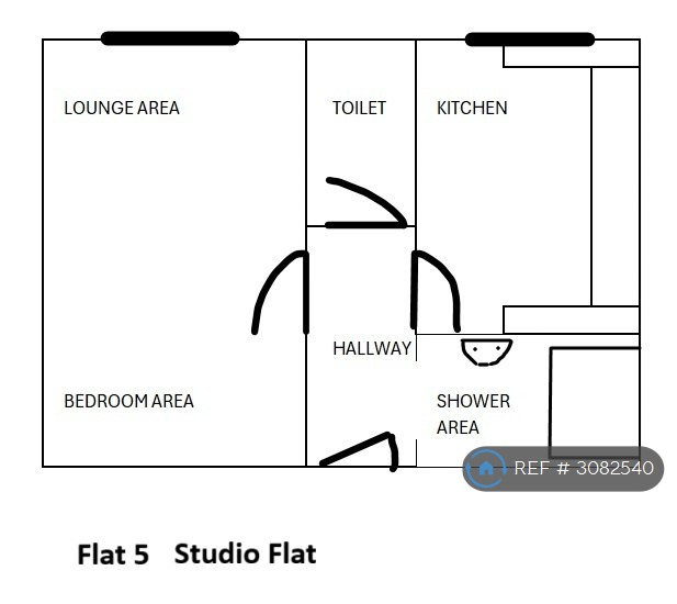 Flat Bispham, Blackpool floorplan