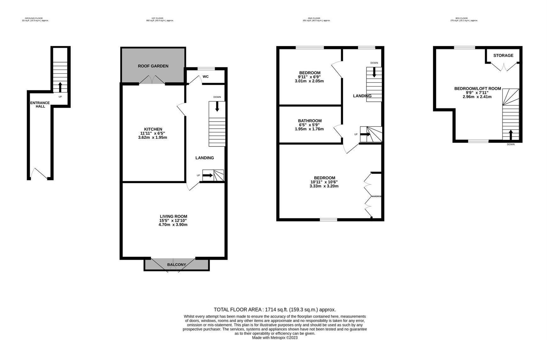 16a, George Street, Hastings floorplan