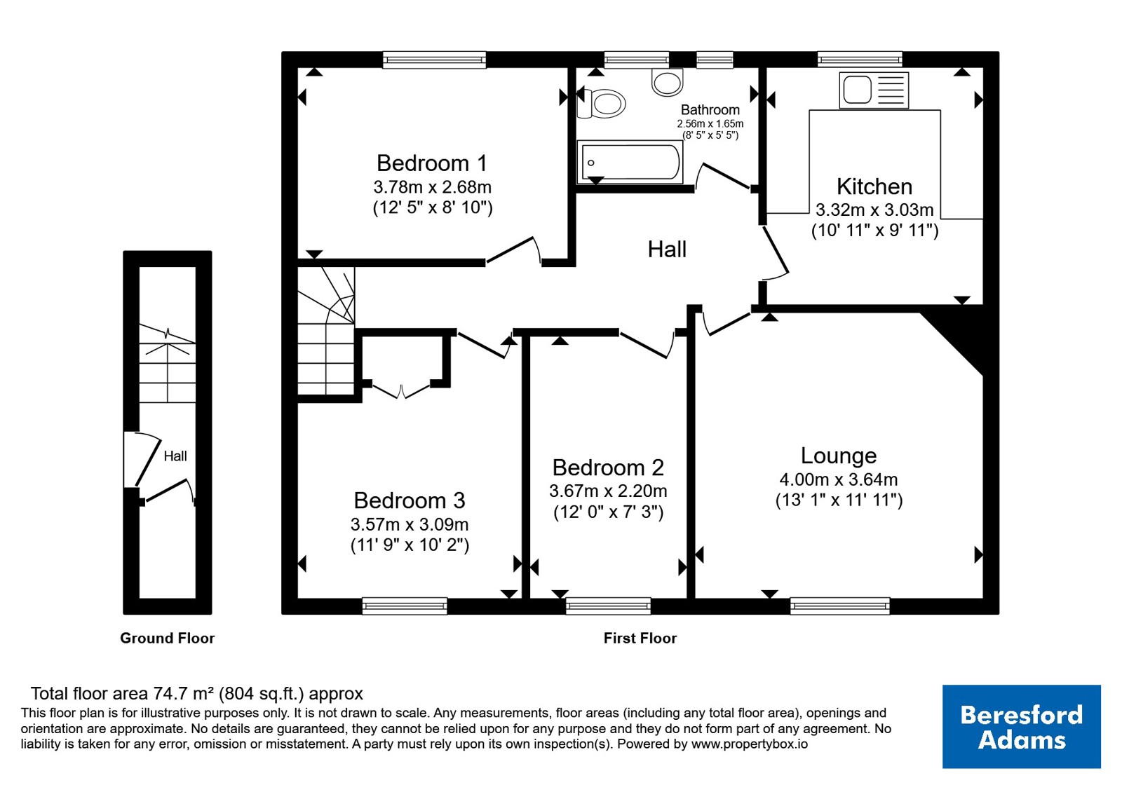 5A, Ffordd Morfa, Conwy floorplan
