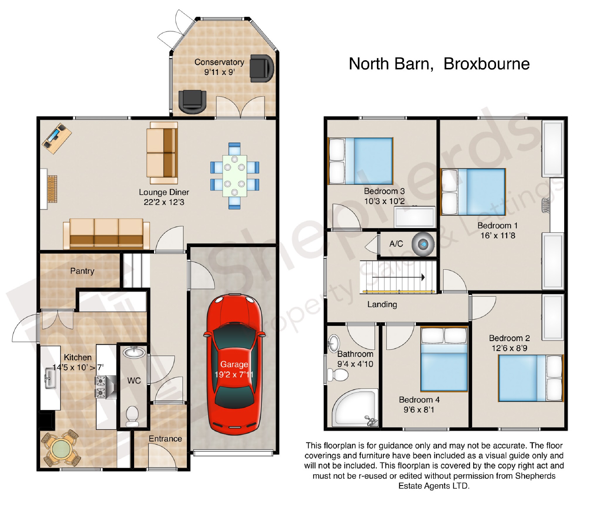 4 Bedrooms Semi-detached house for sale in North Barn, Broxbourne, Hertfordshire EN10