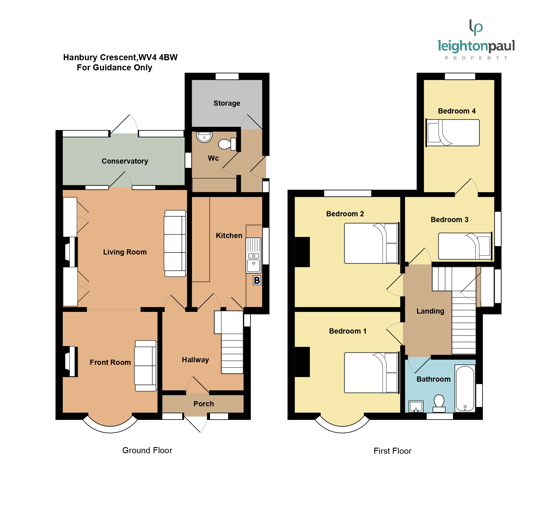 14, Hanbury Crescent, Wolverhampton floorplan