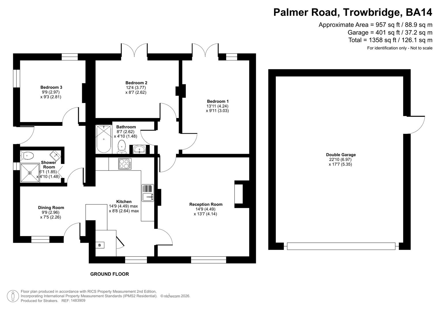 12, Palmer Road, Trowbridge floorplan