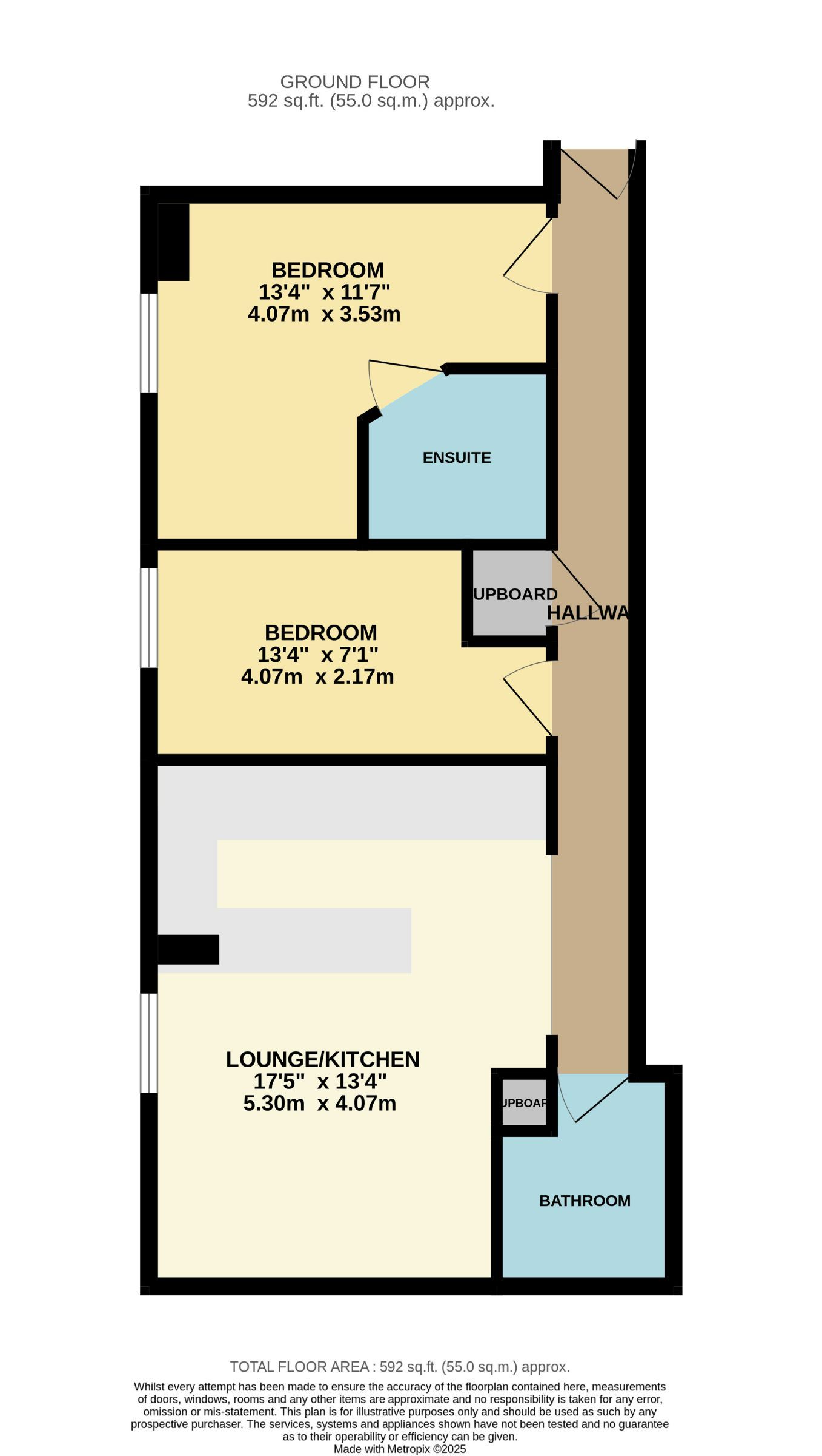 Flat 10 Kilburn Hall, Torquay floorplan