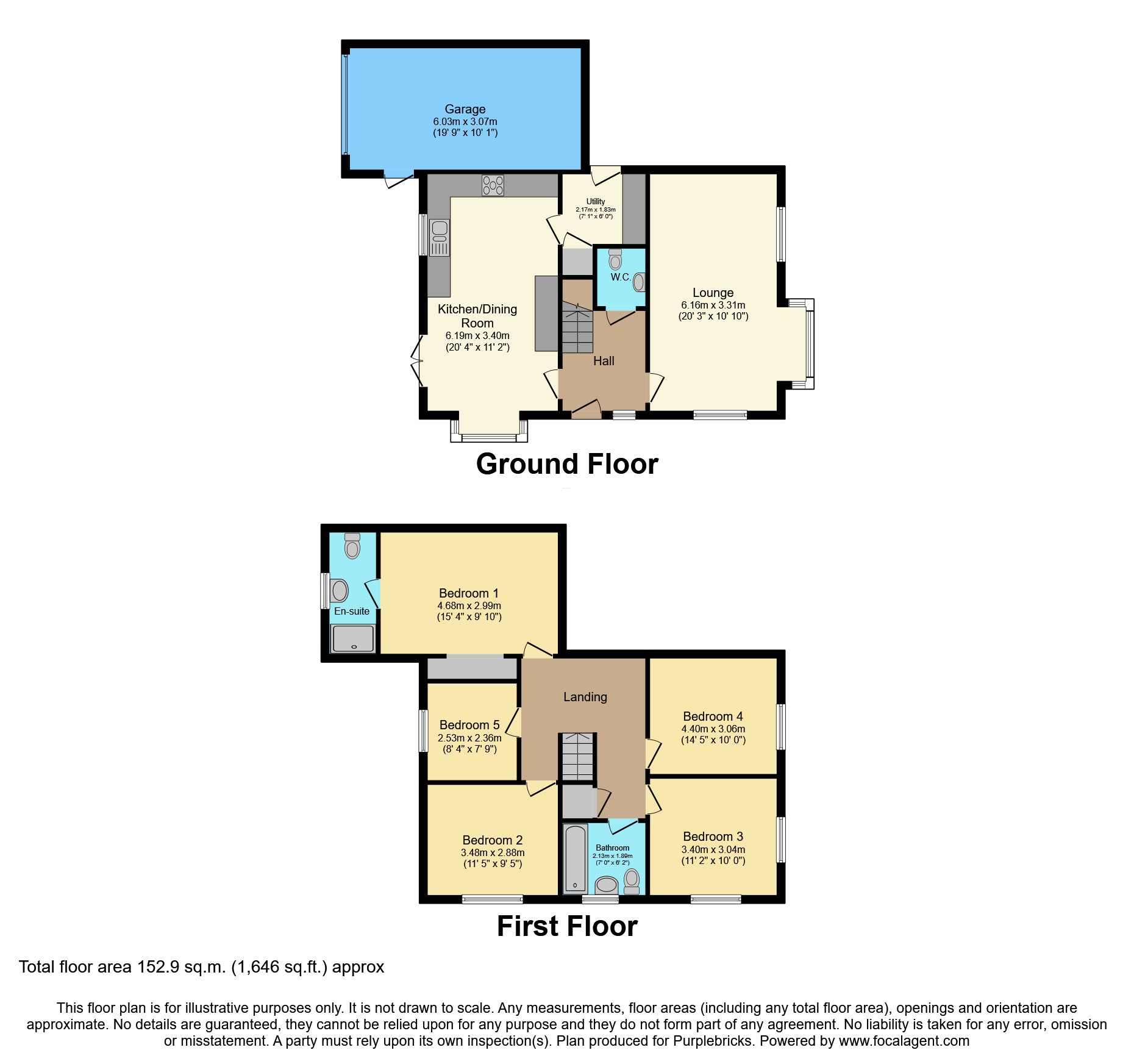16, The Park, Longridge, Preston floorplan