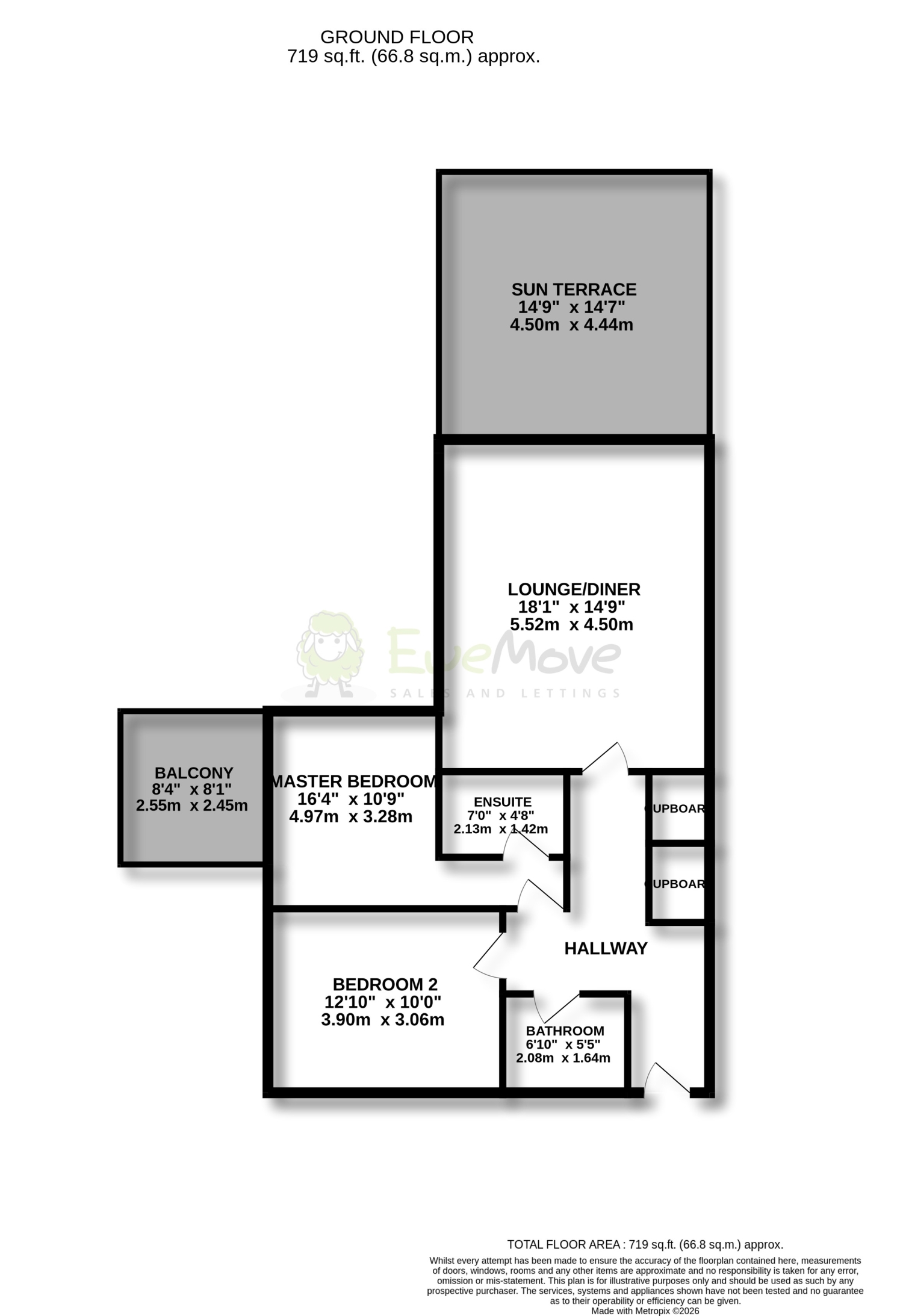 Flat 42, Brunswick House, 15 Homefield Rise, Orpington floorplan