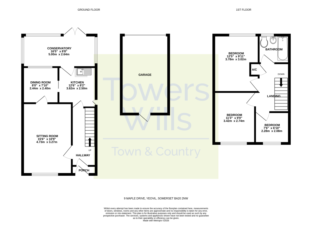 Maple Drive, Yeovil floorplan