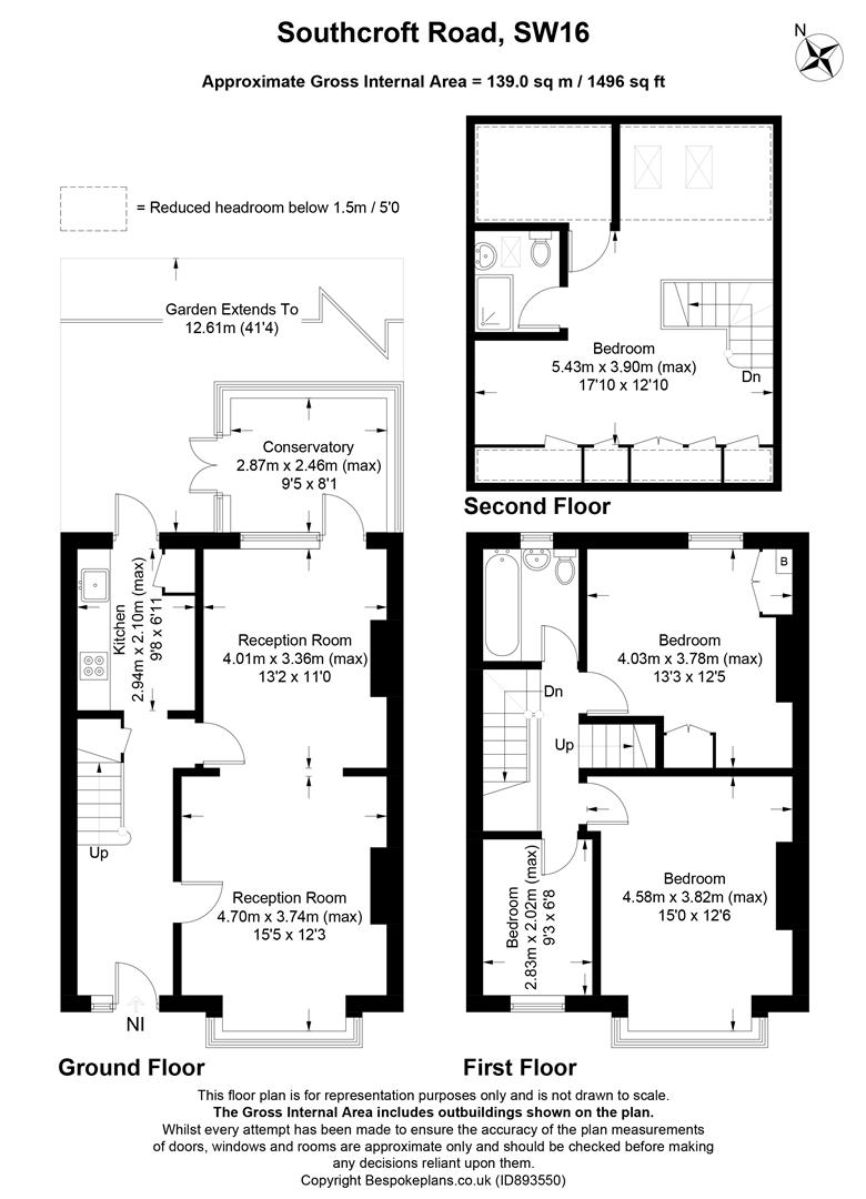 Southcroft Road, London SW16, 4 bedroom terraced house for sale