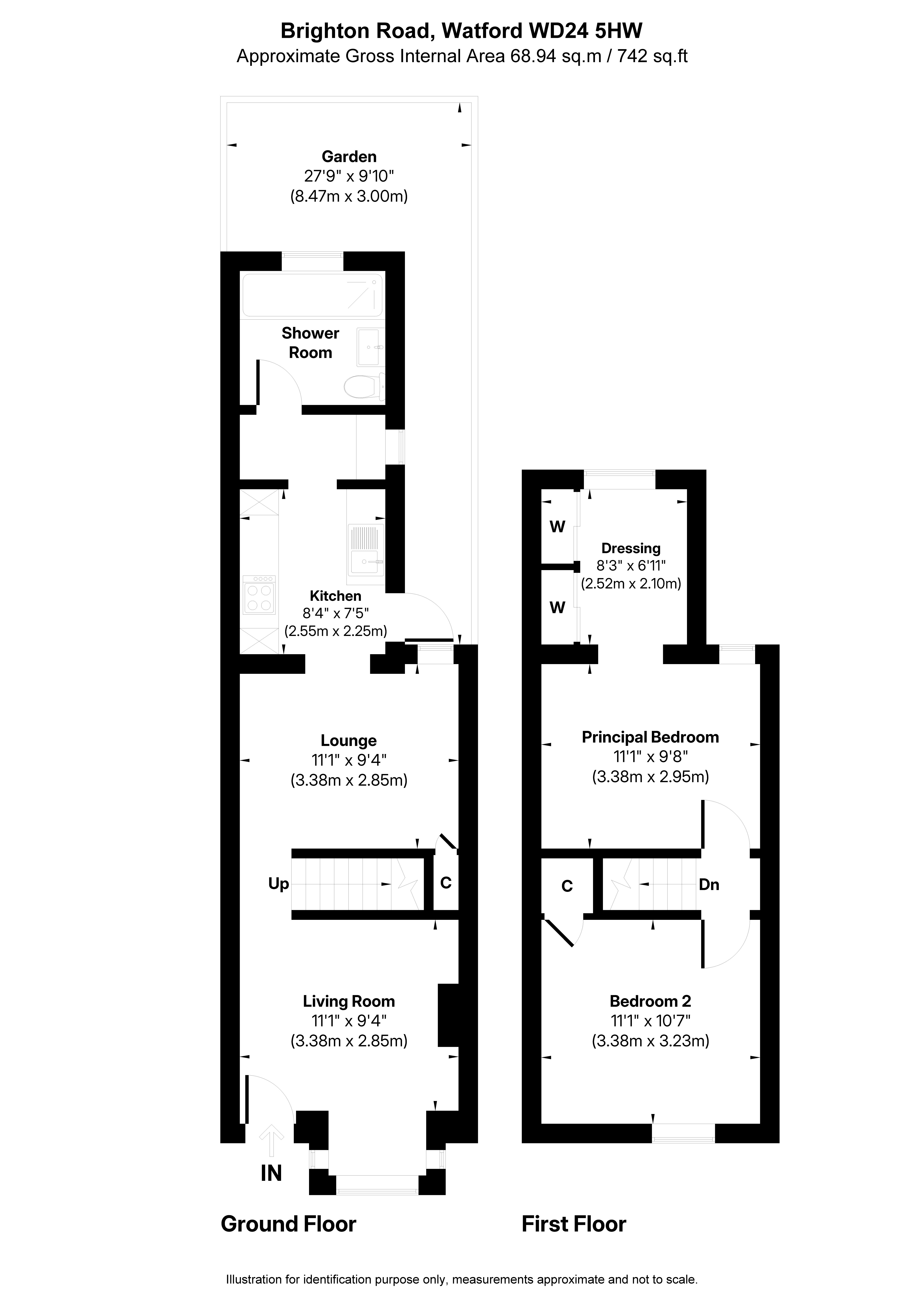 70, Brighton Road, Hertfordshire floorplan
