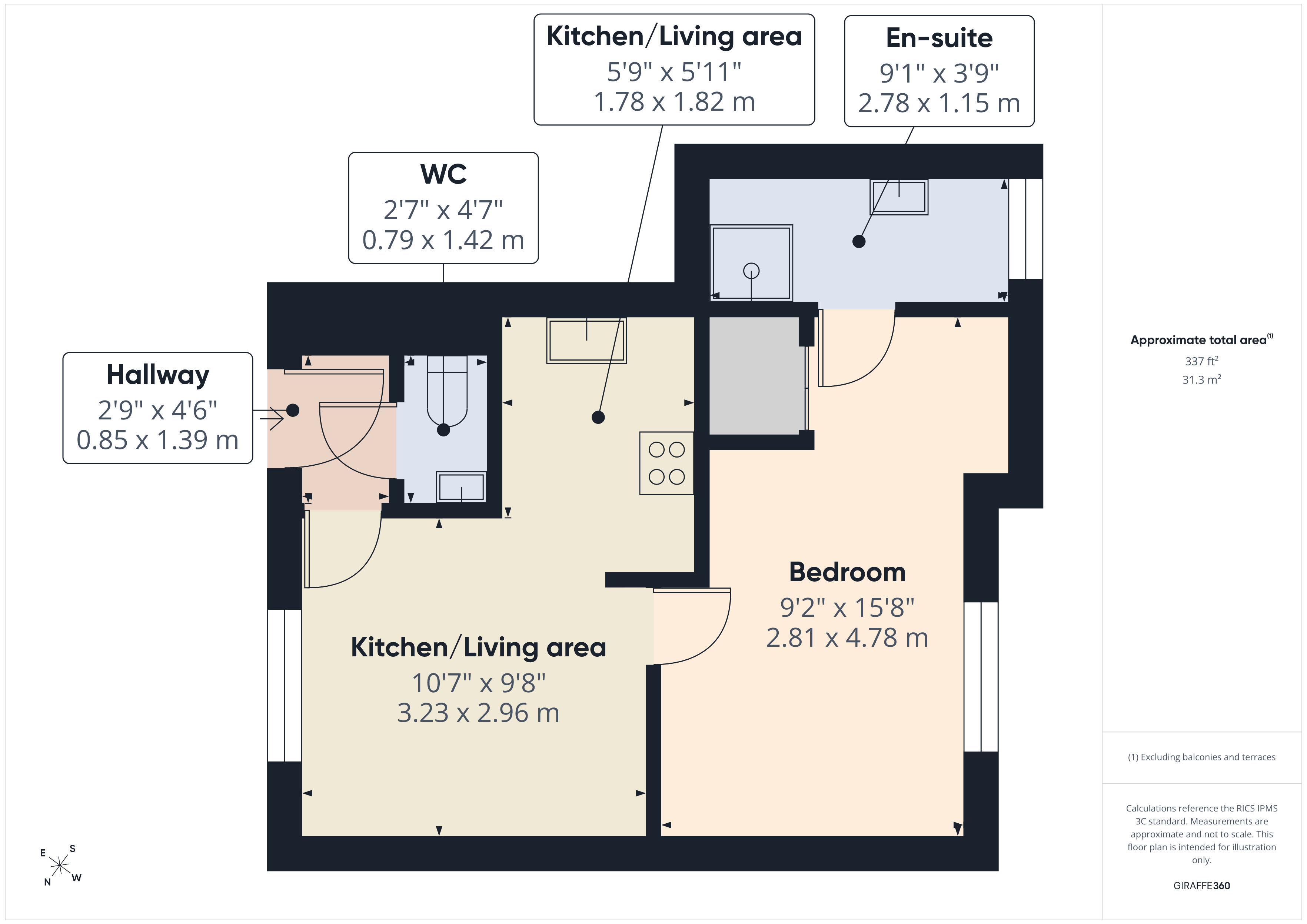 Chinook, Colchester floorplan