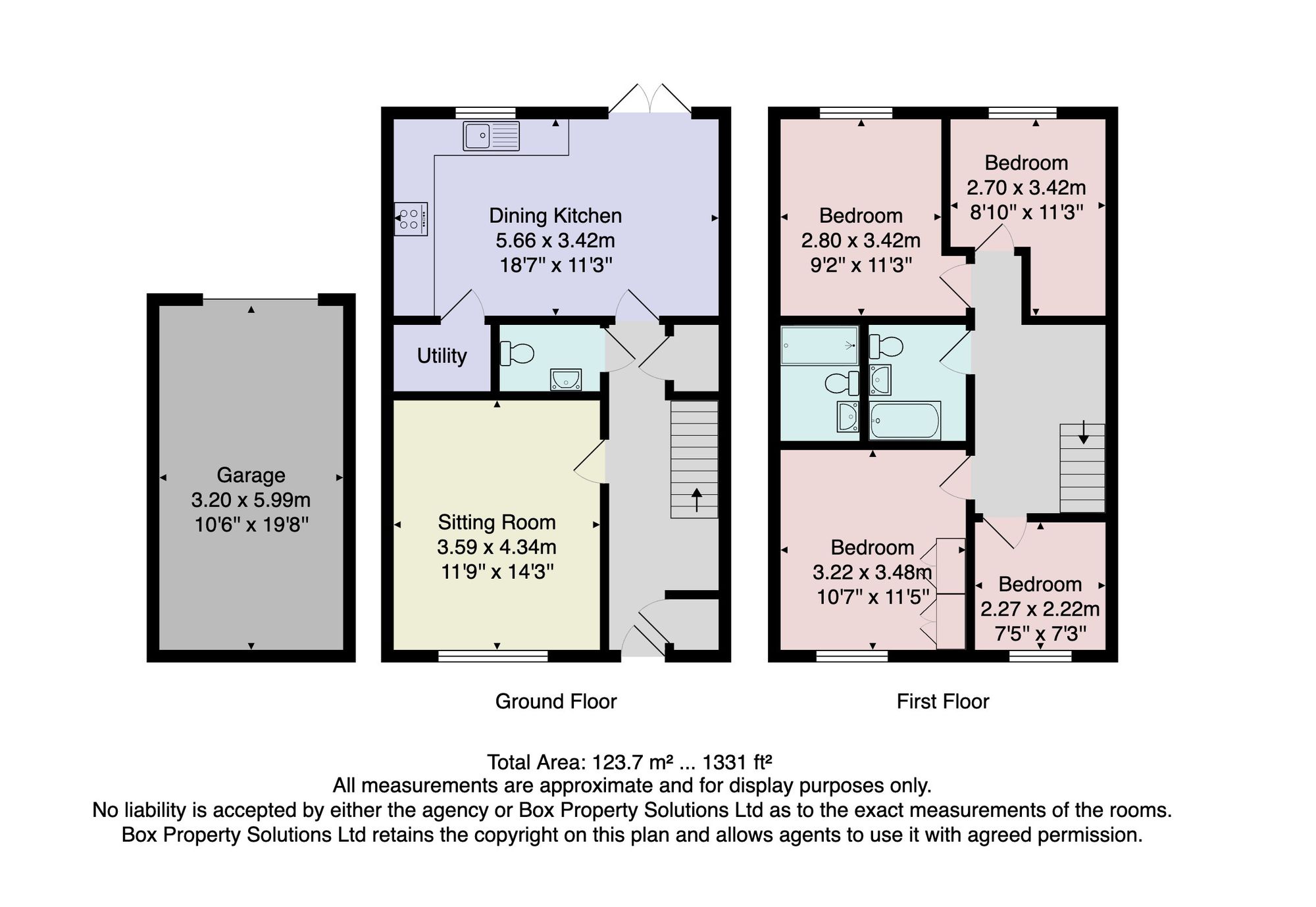 63 Highwayman Road, York floorplan