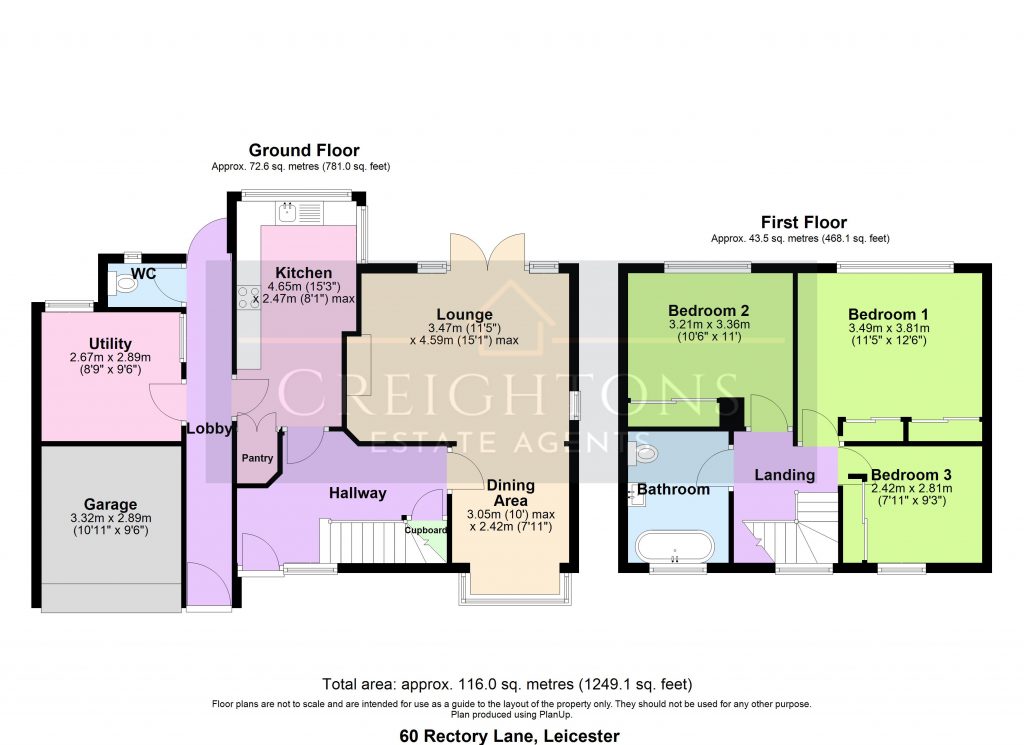 60, Rectory Lane, thurcaston floorplan