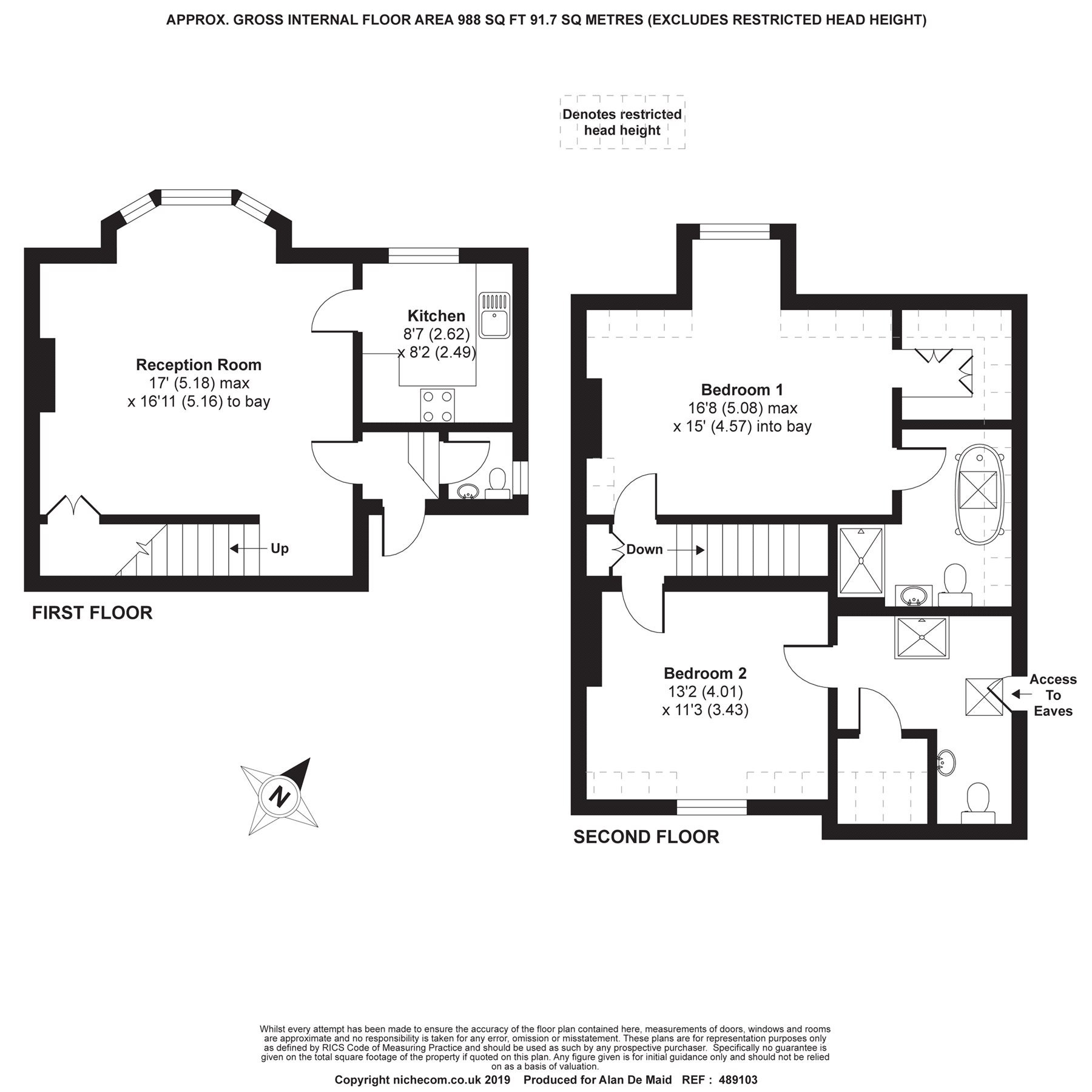 2 Bedrooms Flat for sale in Kings Hall Road, Beckenham BR3