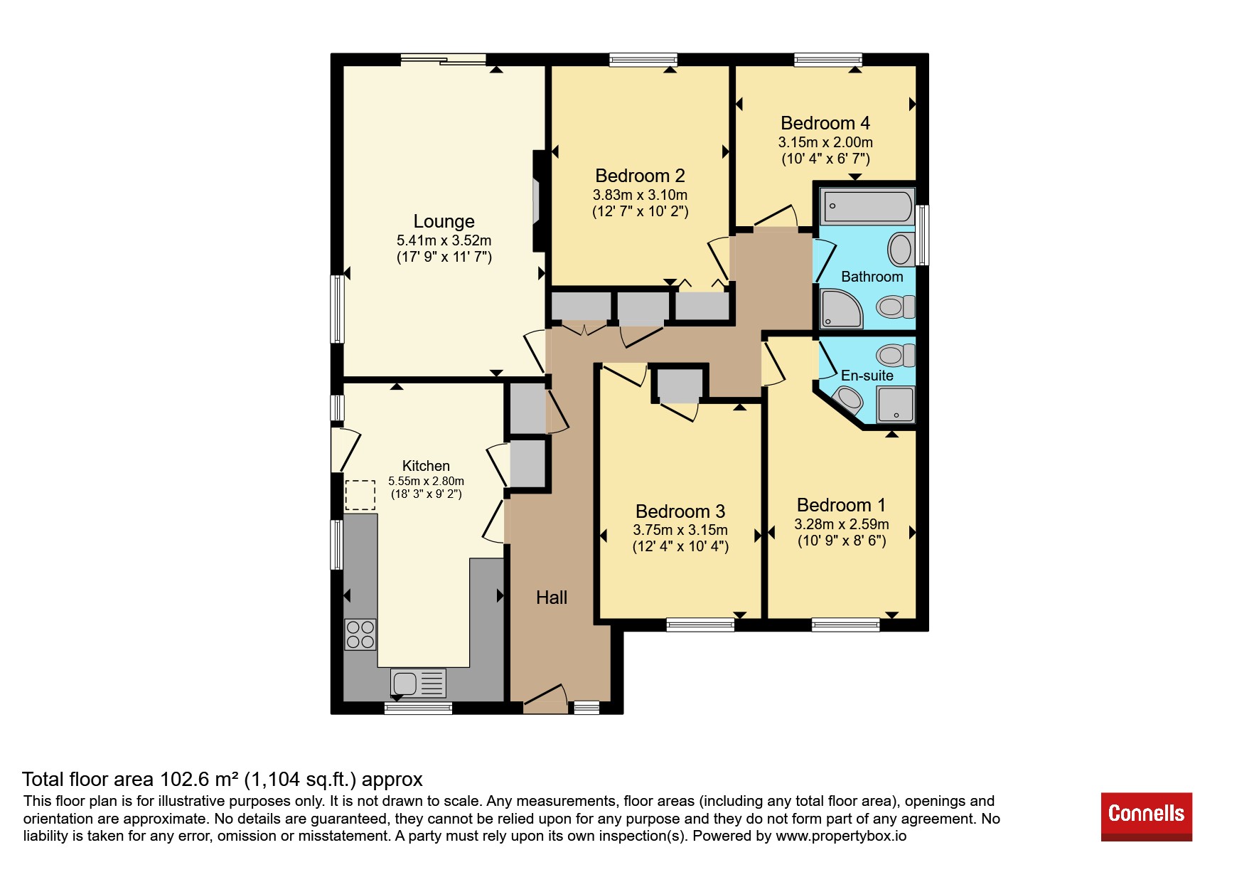 The Hollands, Lipe Lane, Taunton floorplan