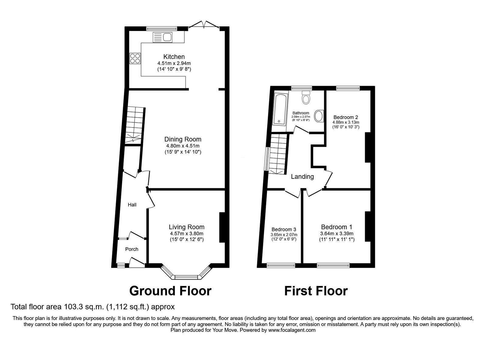 1, Morton Street, Manchester floorplan