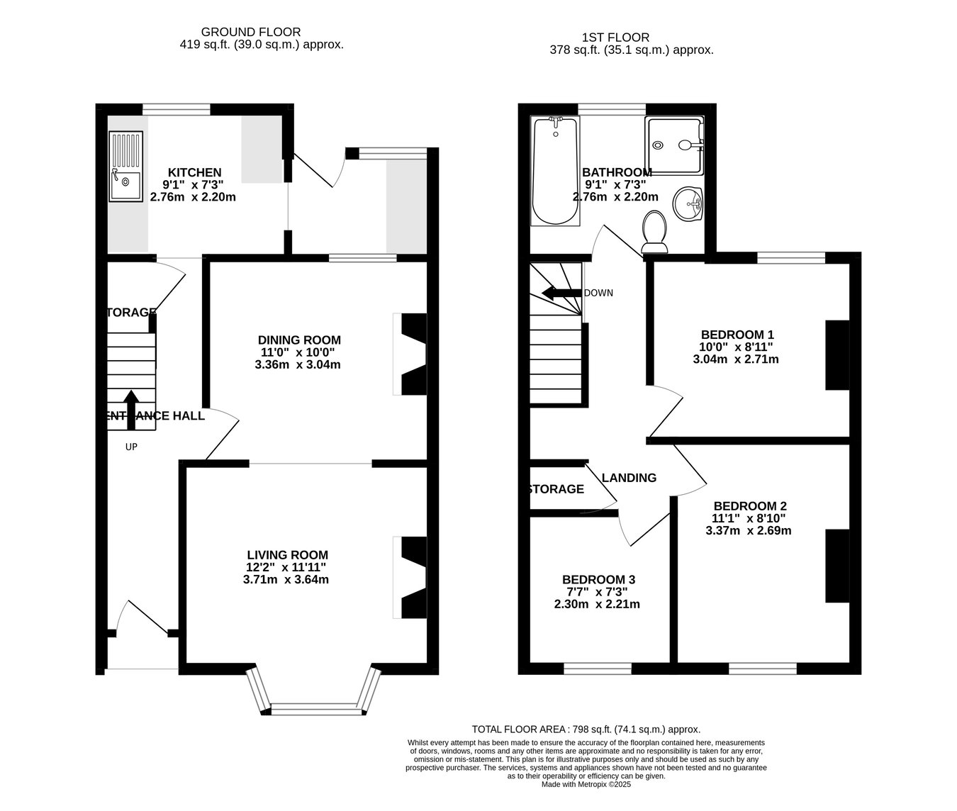 26, Union Road East, Abergavenny floorplan