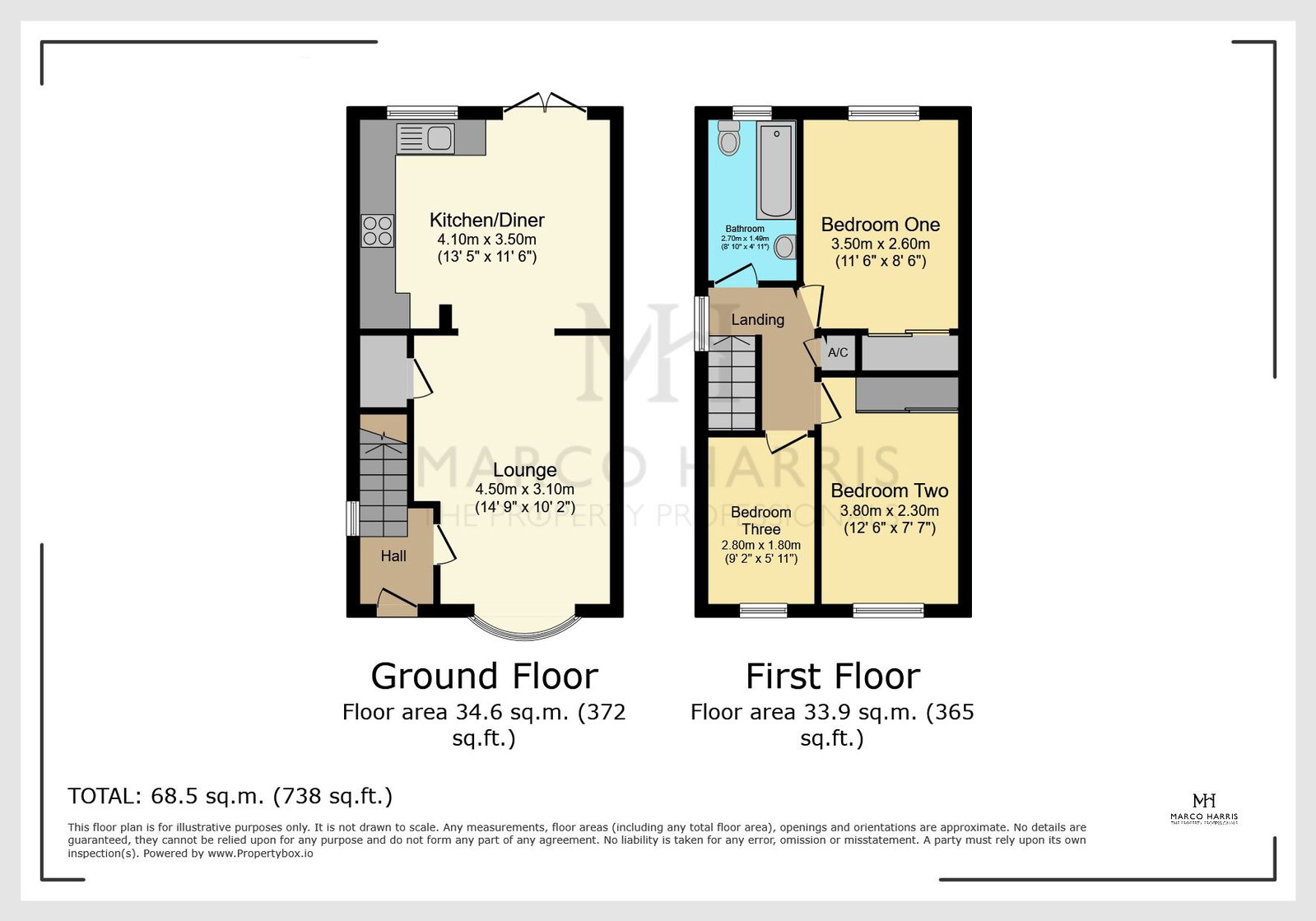 39, Runnymede, Fareham floorplan