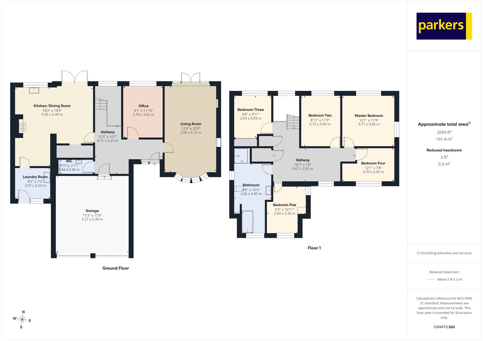 MARKETING CARD,, Pentewan, West Heath floorplan