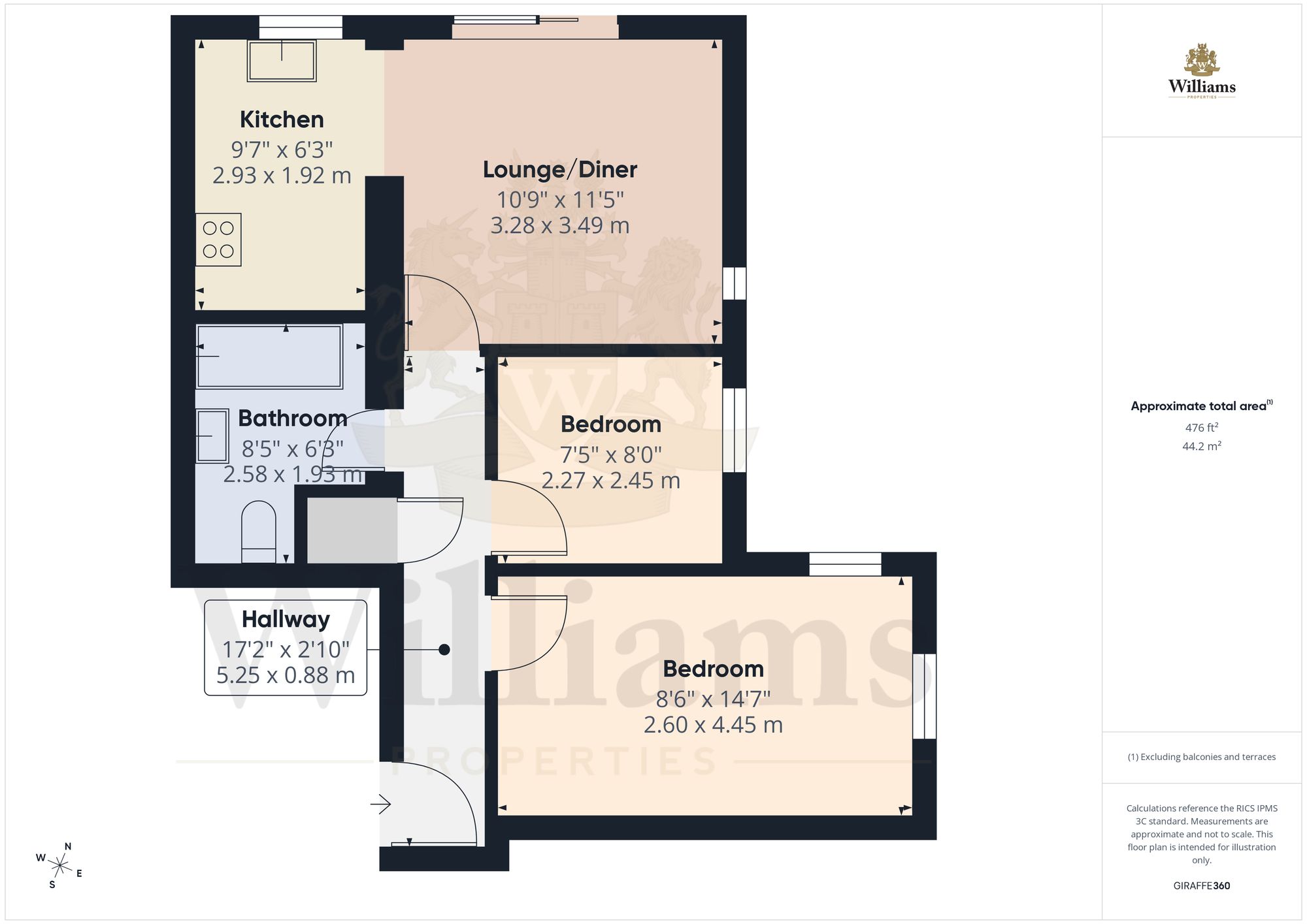 55 Plested Court, Aylesbury floorplan