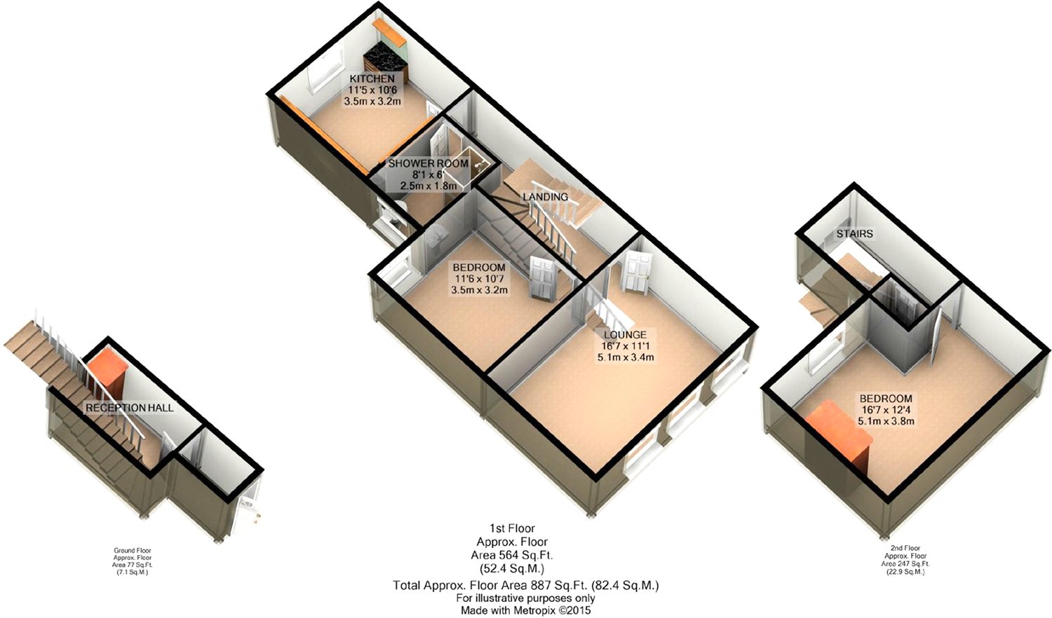 Maisonette, 40, North View, Bristol floorplan