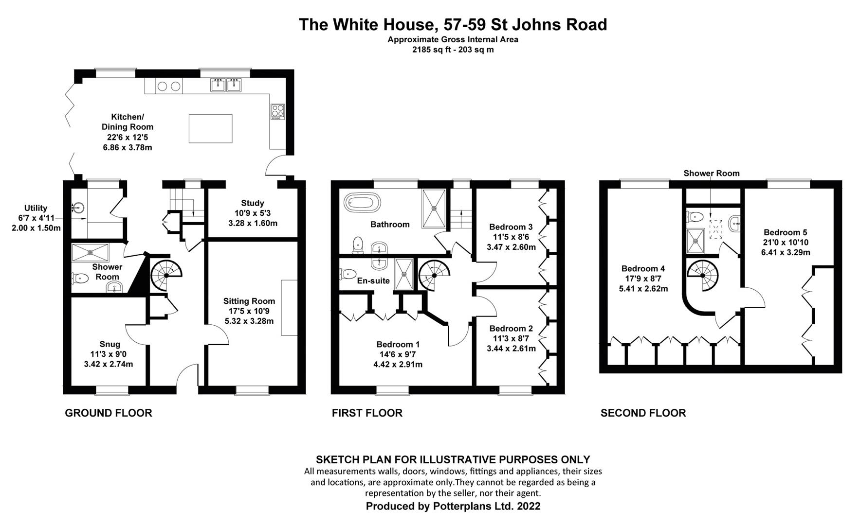 The White House, 57-59, St. Johns Road, Newport floorplan