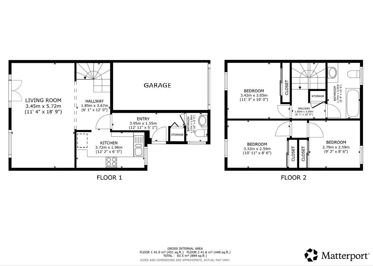 18 Hazelden Gardens, Glasgow floorplan