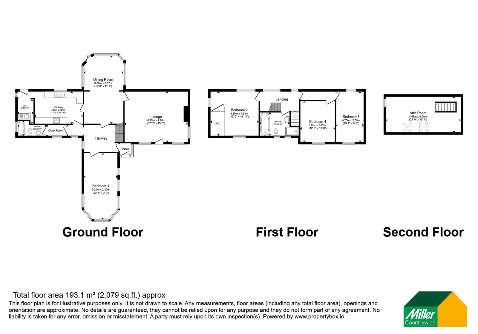 Parc Sparbles,, Porthrepta Road, St. Ives floorplan