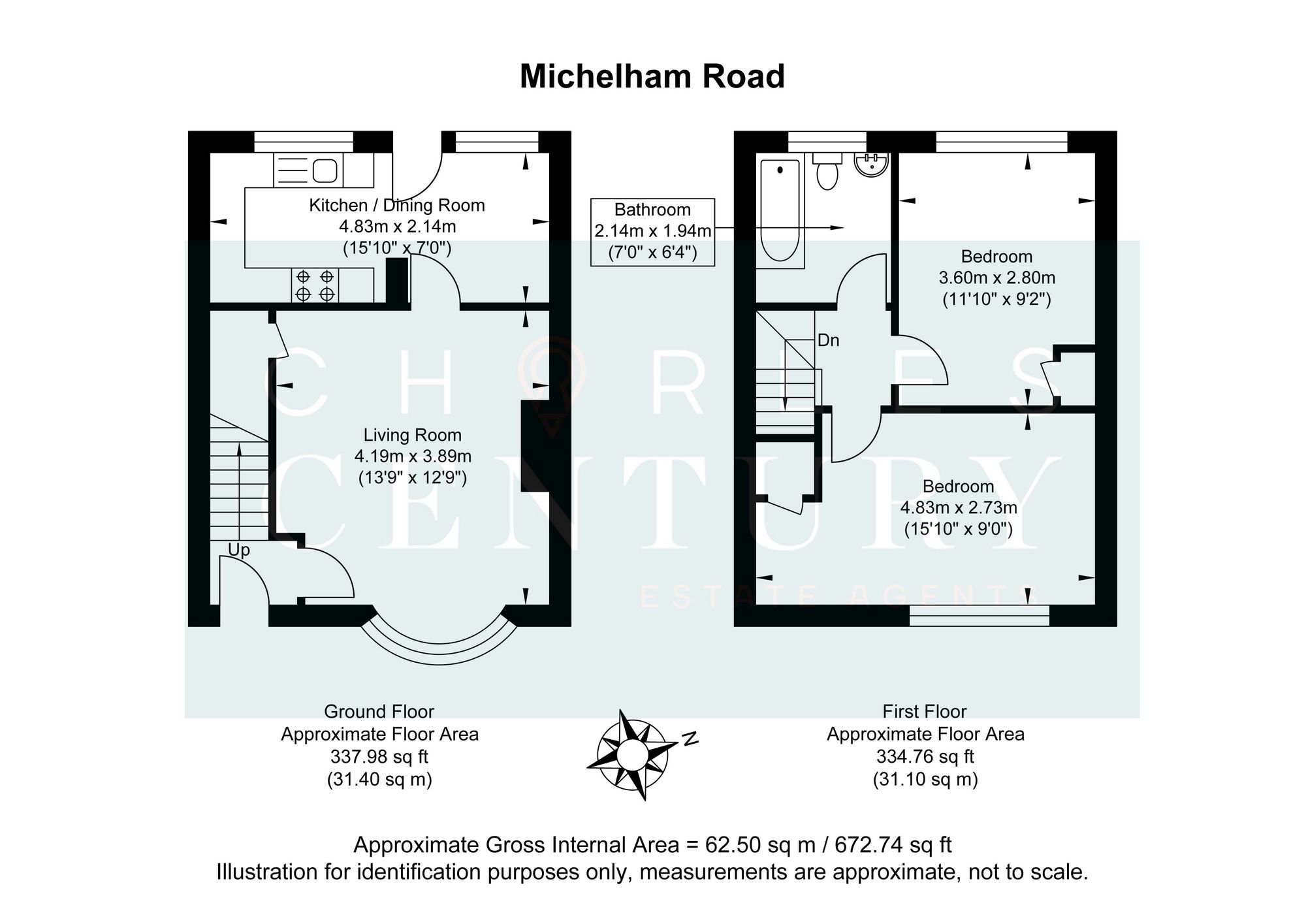 25 Michelham Road, Uckfield floorplan
