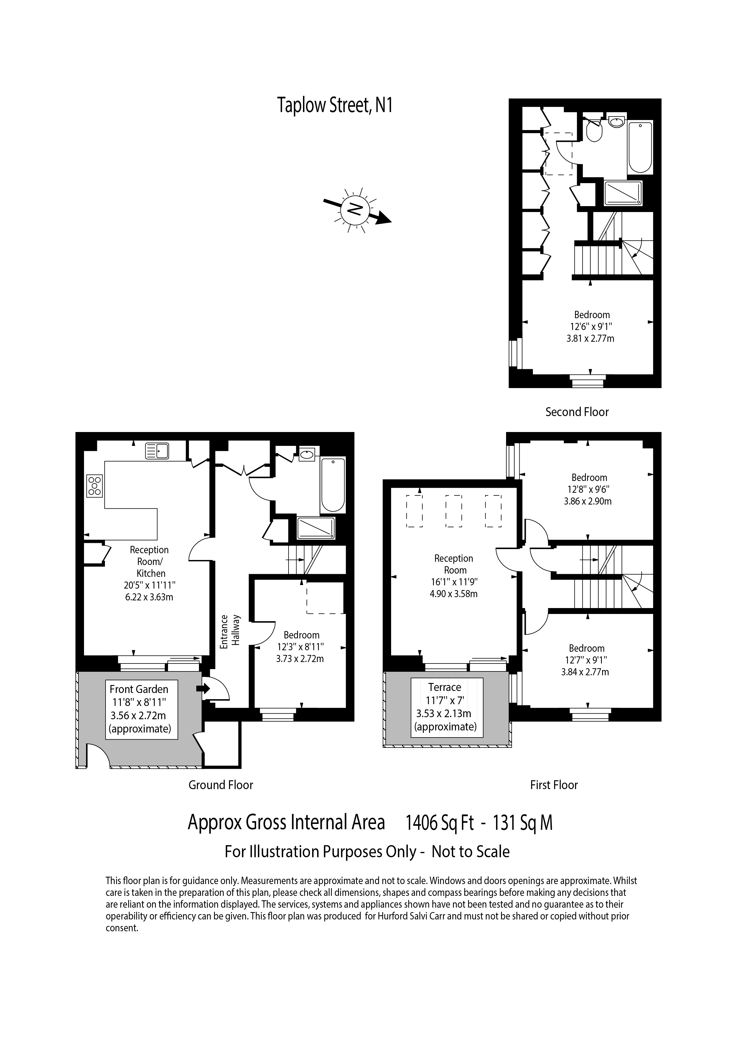 14, Taplow Street, London floorplan