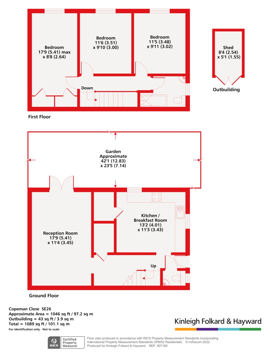 32, Copeman Close, London floorplan
