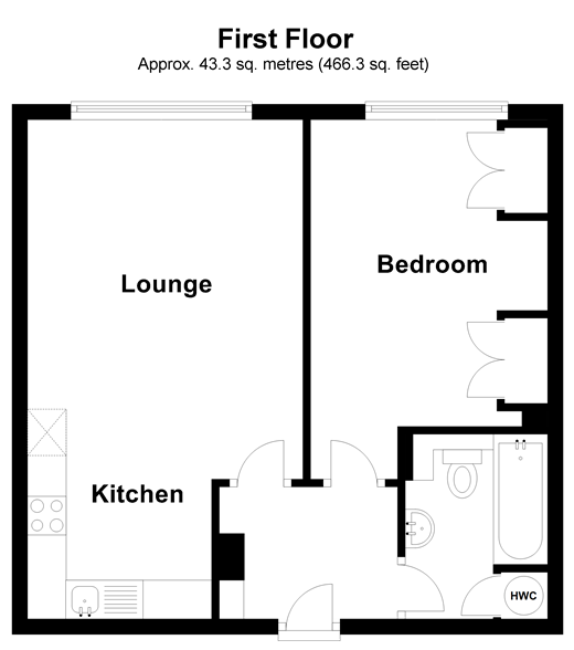 1 Bedrooms Flat for sale in Ross Road, Wallington, Surrey SM6