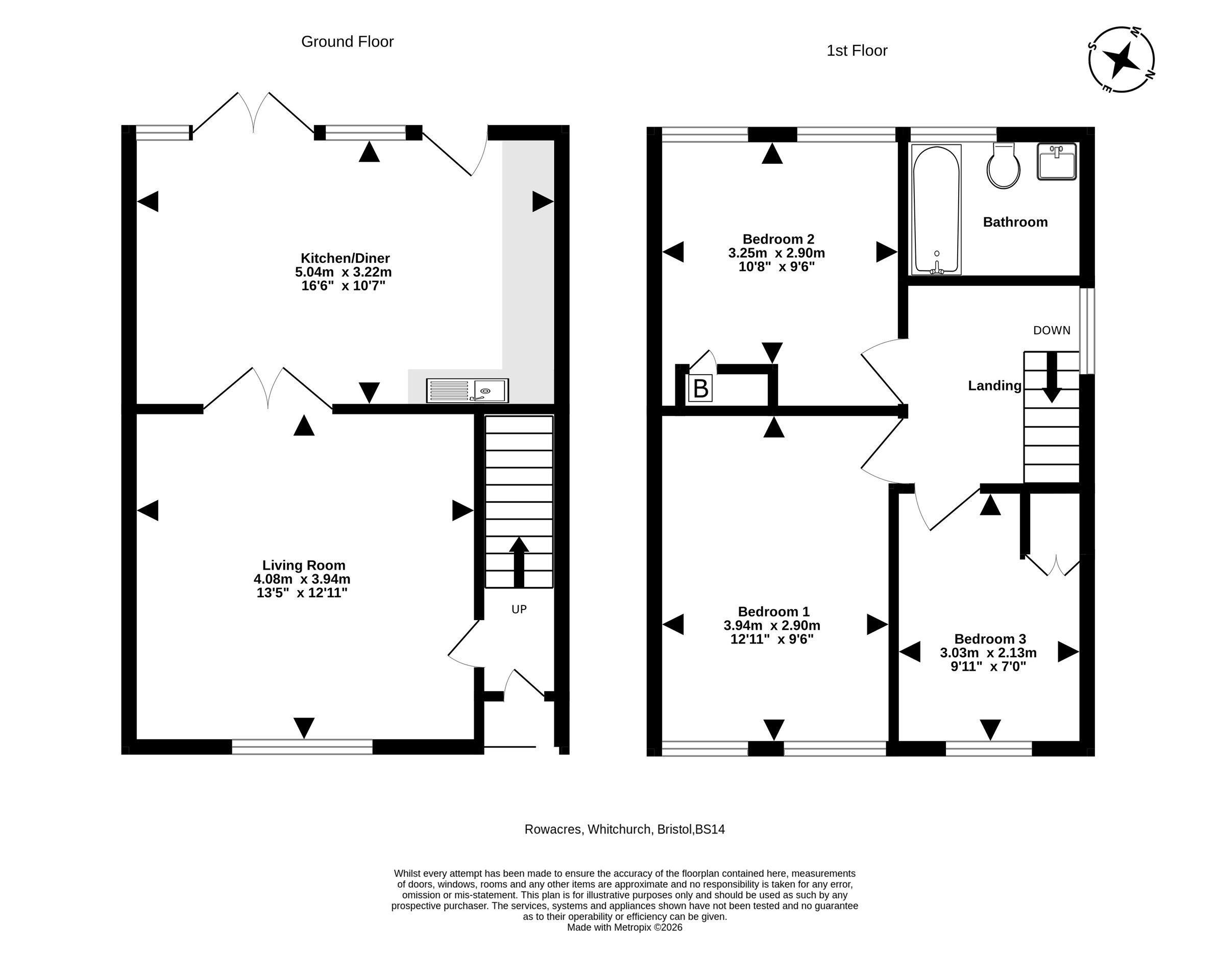 5 Rowacres, Bristol floorplan
