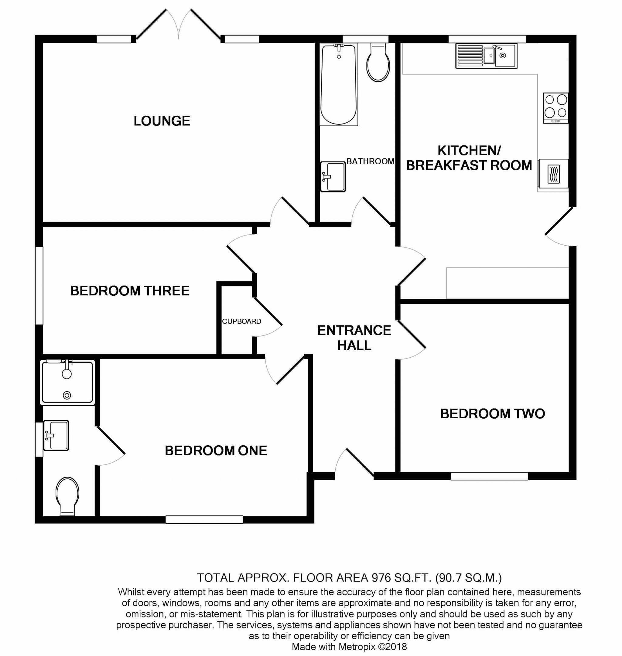 3 Bedrooms Detached bungalow for sale in Wyndham Crescent, Clacton-On-Sea CO15