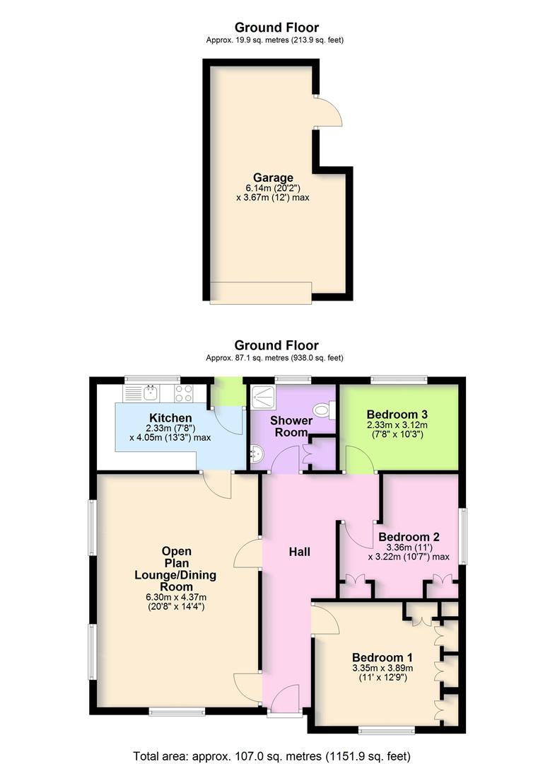 2, Church Close, Northwich floorplan