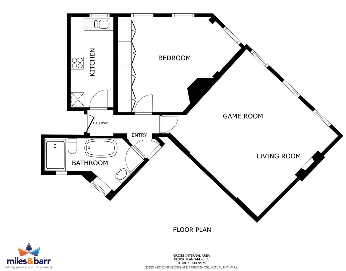 Goodwin Court, Flat K, Palm Bay Avenue, Margate floorplan