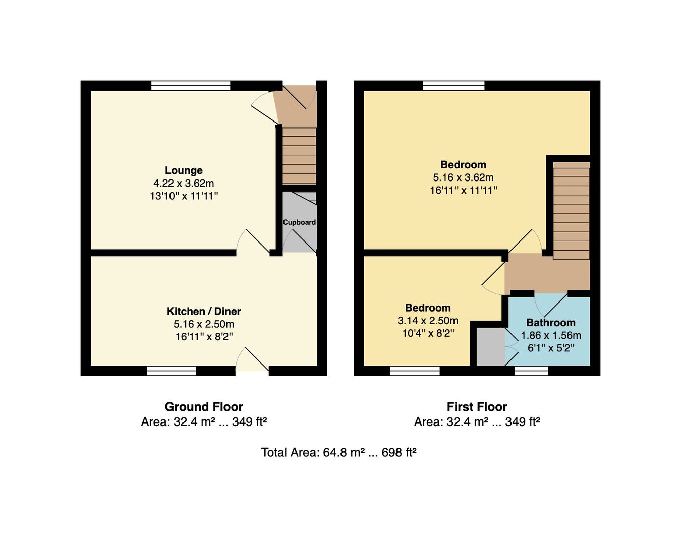 5, Shaw Street, Rossendale floorplan